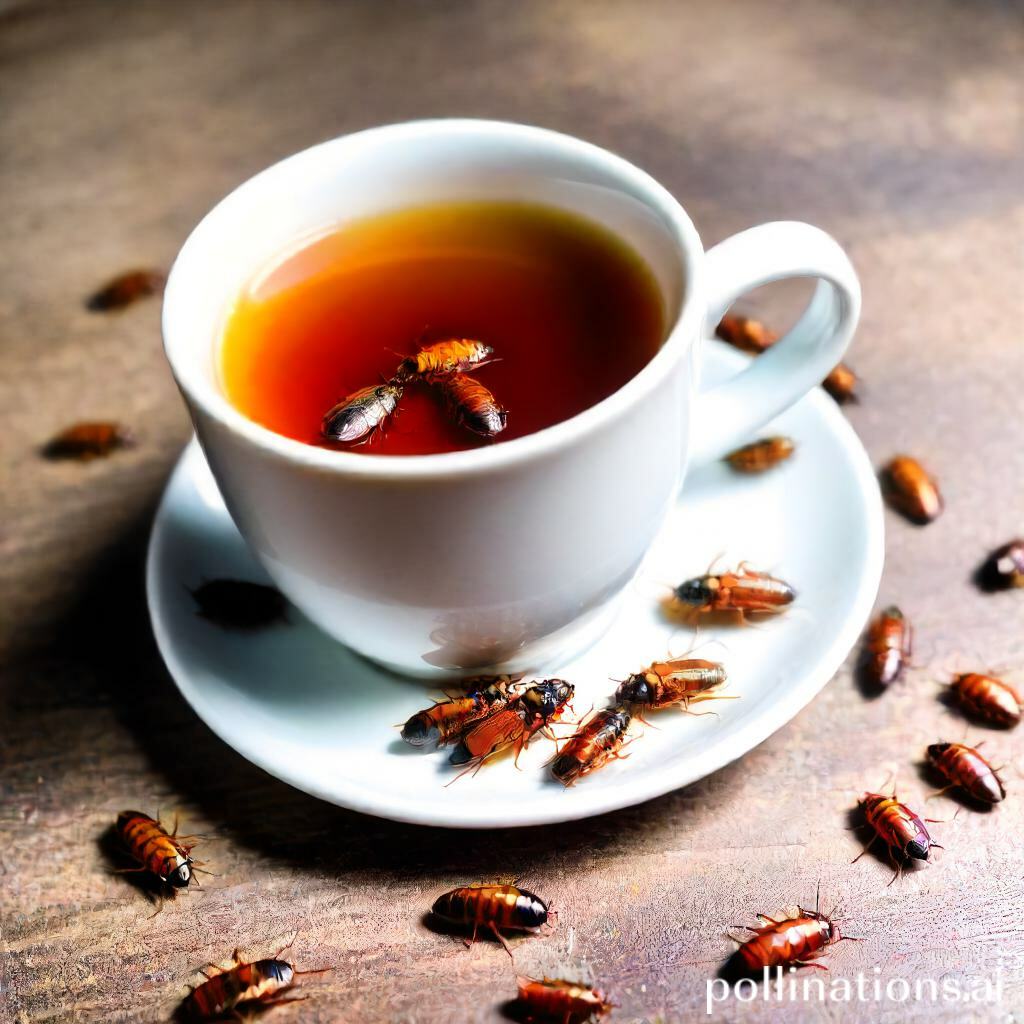 does tea have cockroaches in it